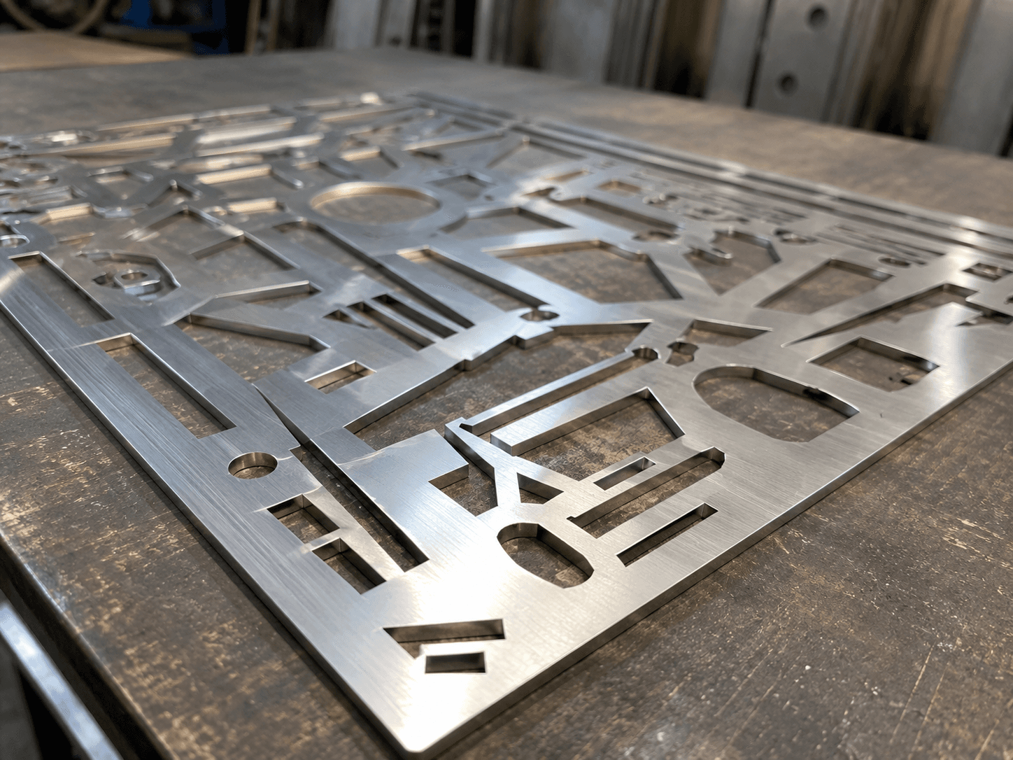 Custom Laser-Cut Design and Metal Fabrication — photo 5